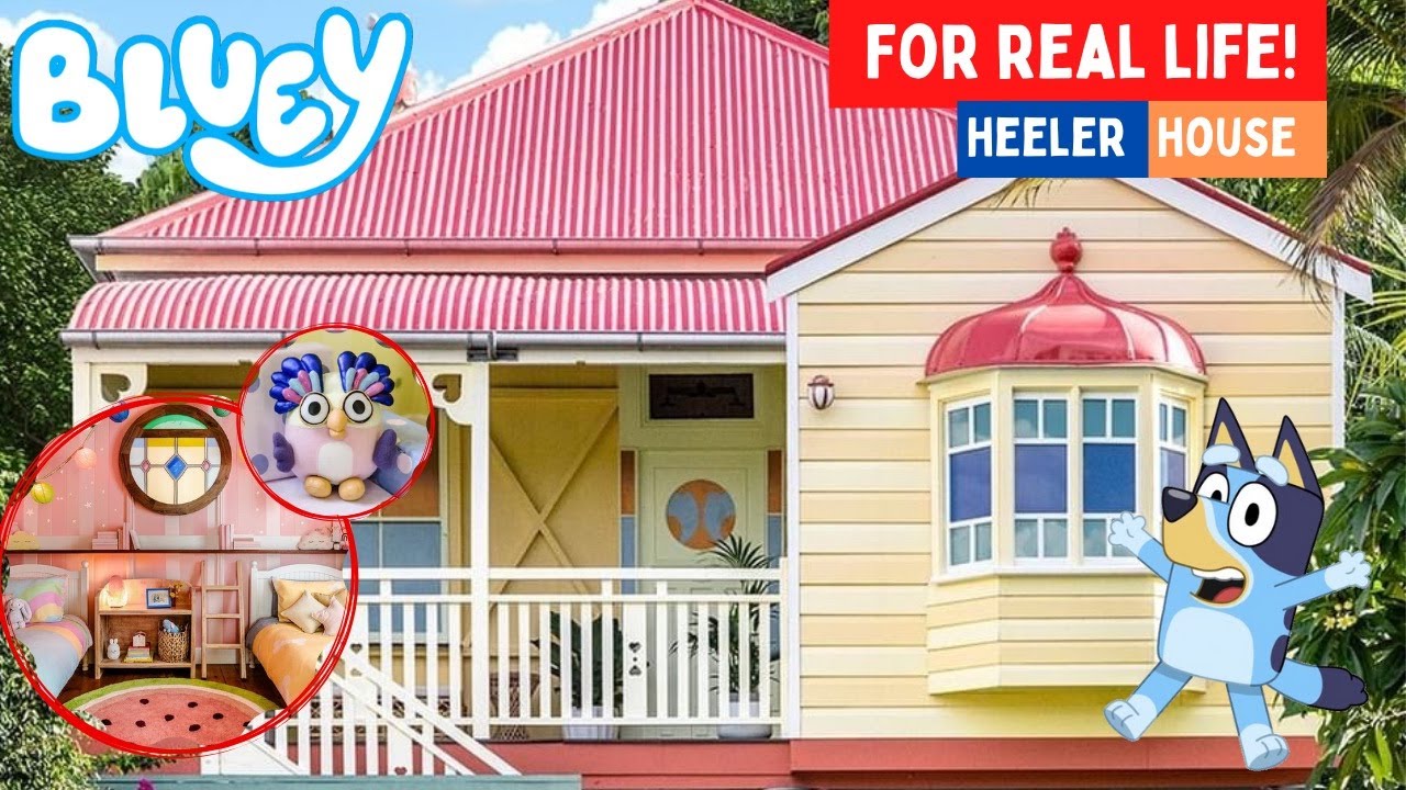 Bluey Heeler House For Real Life‼️ Disney Jr Abc Kids Happybabylife